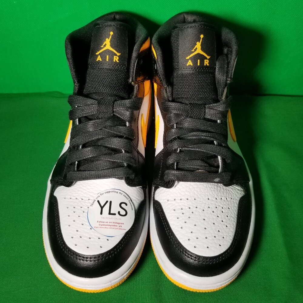 Nike Air‎ Jordan 1 Mid SE White Laser Orange 2020 Women's Size 6.5 CV5276-107